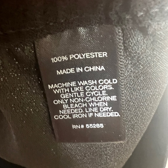 Black tuxedo pants with elastic waist by Express, size small - Picture 6 of 8